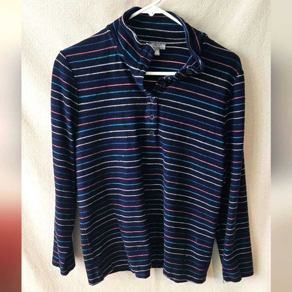 Talbot's cotton long sleeve shirt XL petite